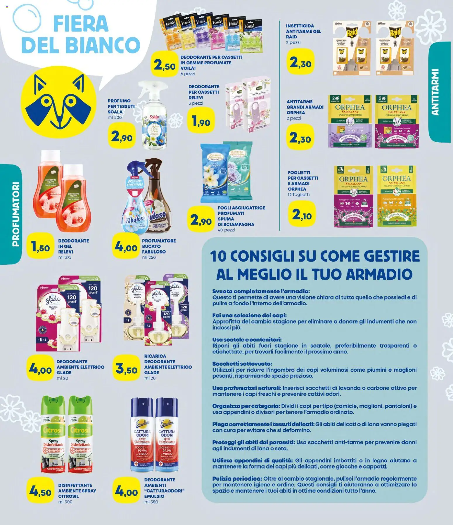 Volantino Panorama del 02.01.2026 | Pagina: 6 | Prodotti: Spray disinfettante, Abiti, Pantaloni, Asciugatrice