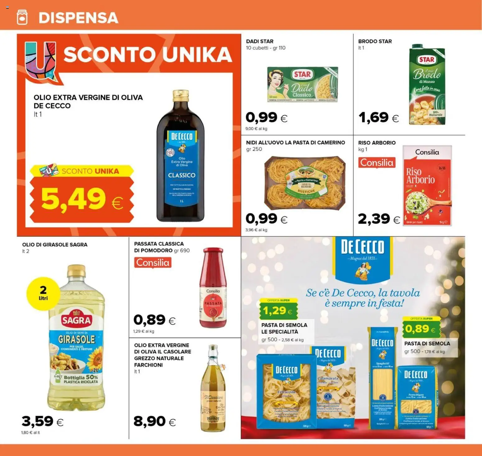 Volantino Tigre del 15.12.2025 | Pagina: 24 | Prodotti: Riso, Olio, Olio extra vergine, Olio di girasole