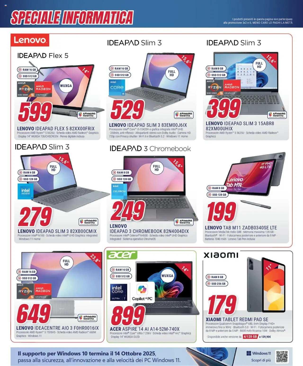 Volantino Trony del 03.07.2025 | Pagina: 34 | Prodotti: Xiaomi, Video, Fotocamera, Batteria