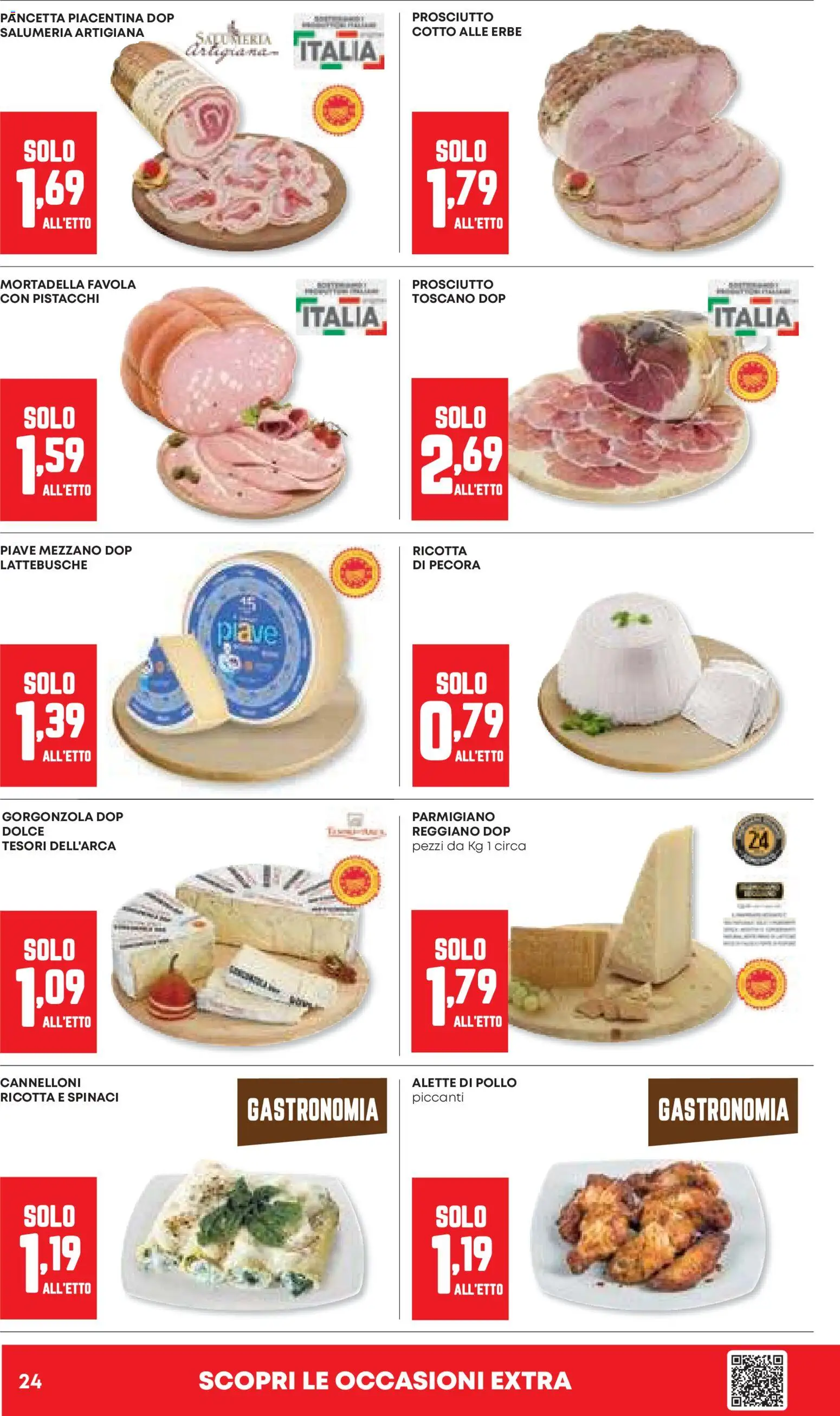 Volantino Panorama del 06.11.2025 | Pagina: 24 | Prodotti: Prosciutto, Pistacchi, Parmigiano, Gorgonzola