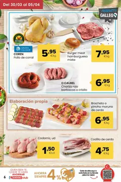 Vista previa Eroski folleto válido desde el 26.03.2026 | Página: 6 | Productos: Cerdo, Té, Barbacoa, Σοκολατούχο γάλα