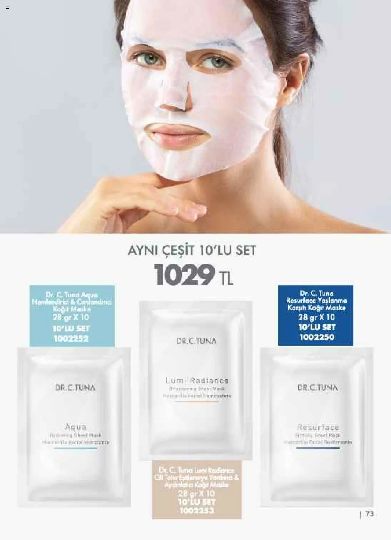 Farmasi Katalog - 01.08.2025 tarihinden itibaren geçerlidir | Sayfa: 73 | Ürünler: Maske