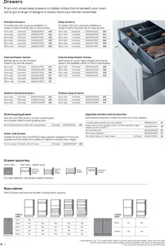 Preview of B&Q - Kitchen appliances valid from 16.06.2025 | Page: 12 | Products: Drawers, Kitchen, Cabinet, Oven