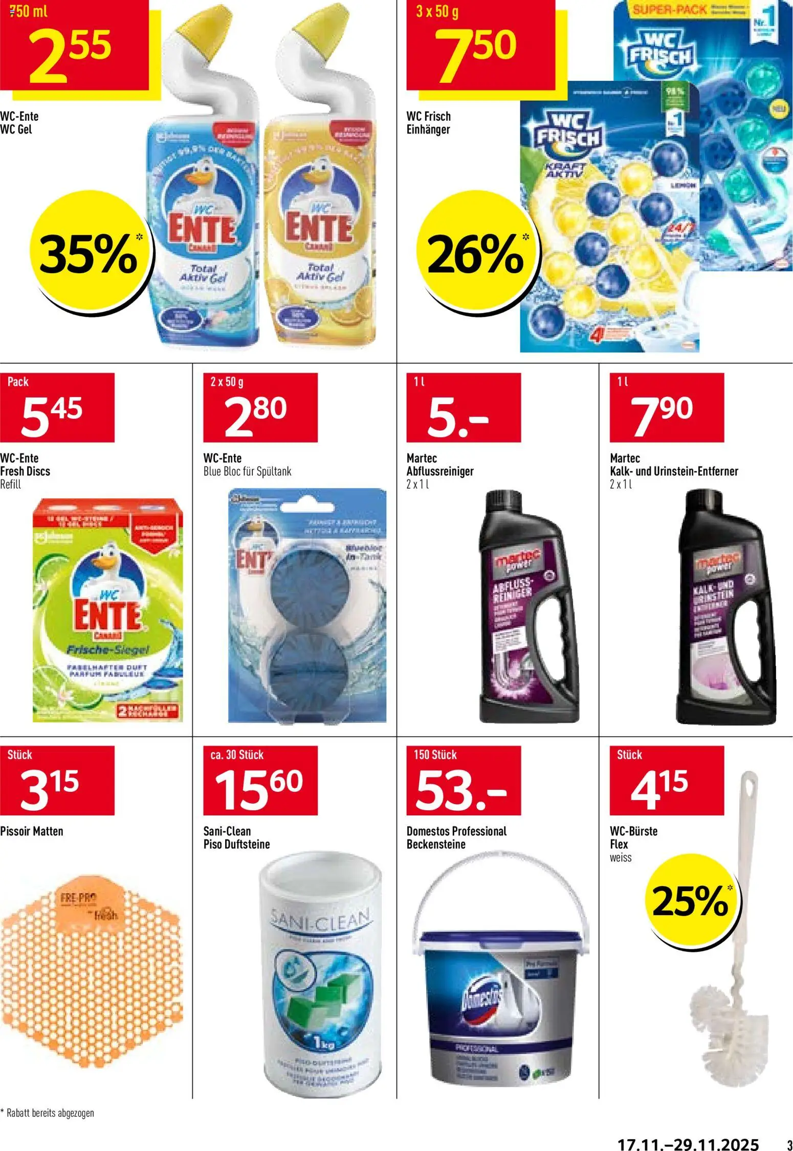 Prodega Aktionen Reinigung – gültig ab 17.11.2025 | Seite: 3