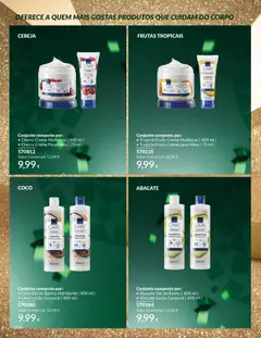 Pré-visualização Catálogo Avon Campanha 11 Black Friday válido de 01.11.2025 | Página: 206 | Produtos: Creme para mãos, Banho, Abacate, Creme