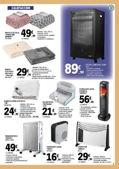 Vista previa E.Leclerc folleto válido desde el 17.12.2025 | Página: 7 | Productos: Cable, Manta, Radiador, Batería