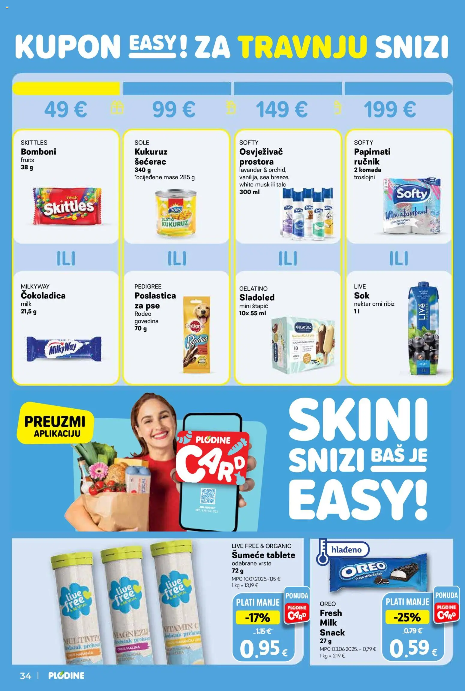 Plodine katalog | vrijedi od 01.04.2026 | Stranica: 42 | Proizvodi: Kukuruz, Govedina, Bomboni, Šumeće tablete