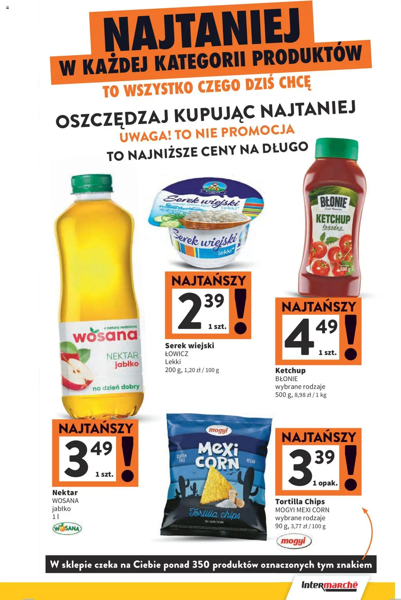 Intermarche Gazetka od 12.06.2025 | Strona: 9 | Produkty: Ketchup, Serek, Serek wiejski, Serek wiejski lekki