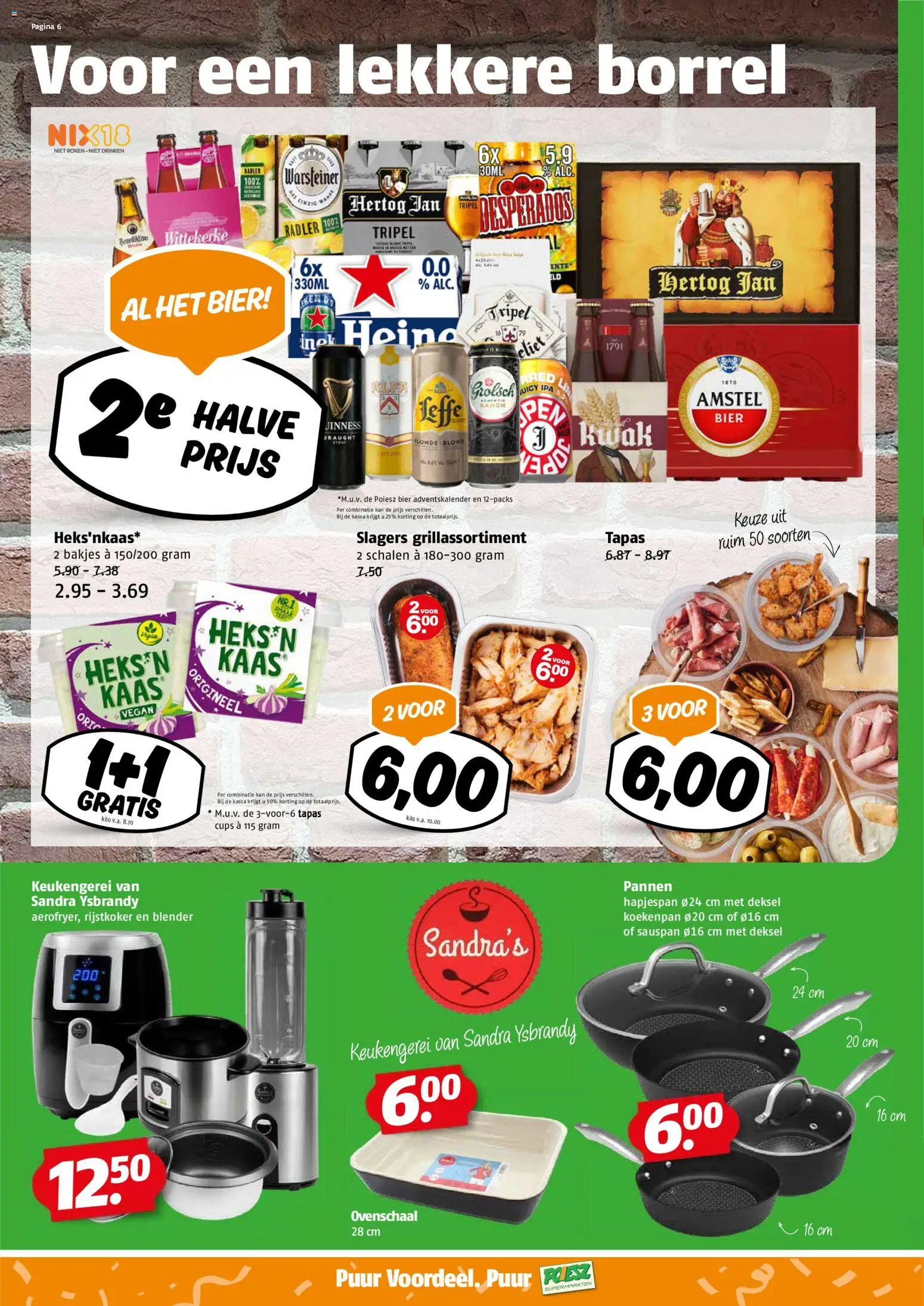 {H1} | Pagina: 6 | Producten: Kaas, Bier, Kan, Rijstkoker