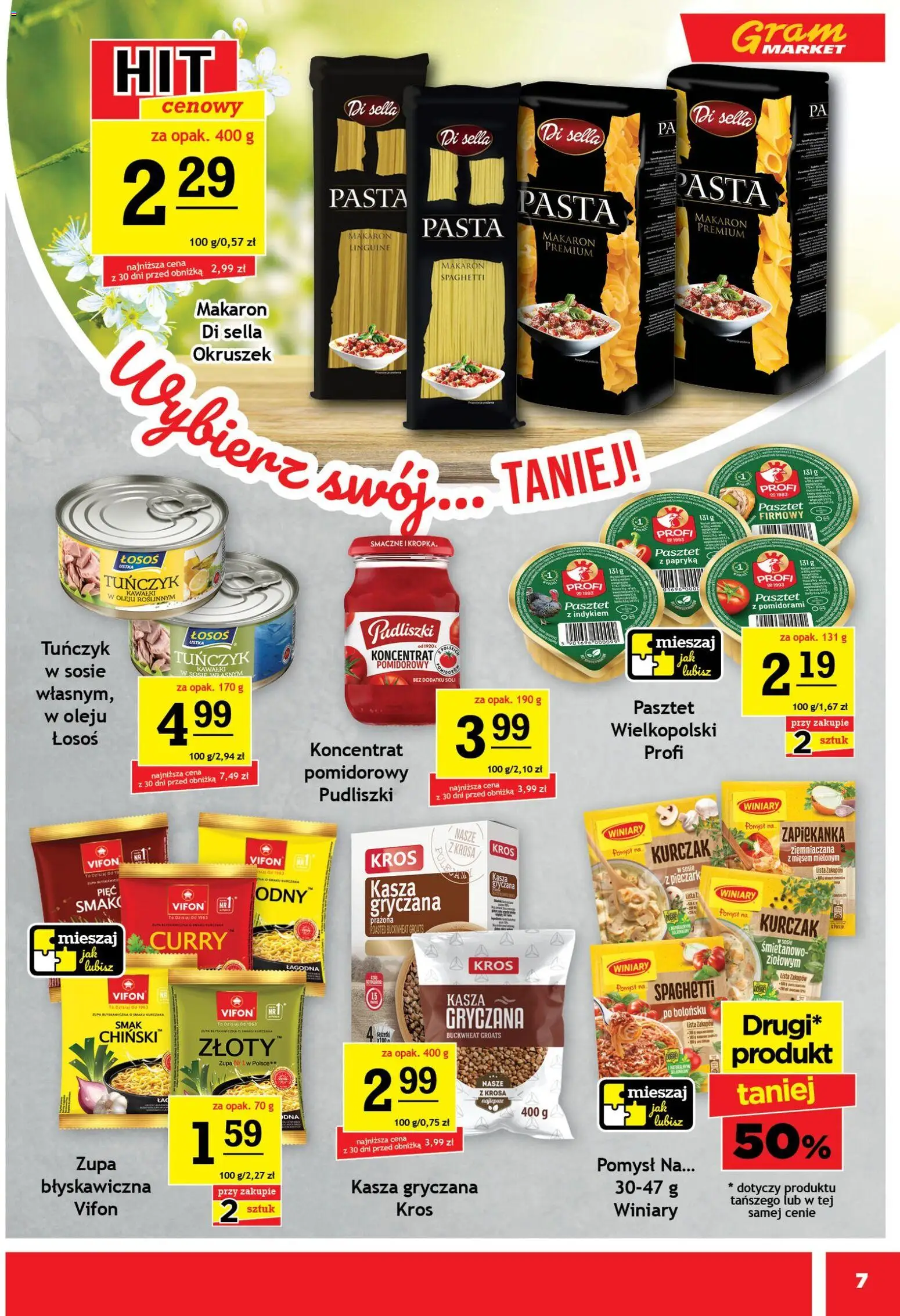 Gram Market gazetka od 22.04.2026 | Strona: 7 | Produkty: Curry, Zapiekanka, Vifon, Tuńczyk
