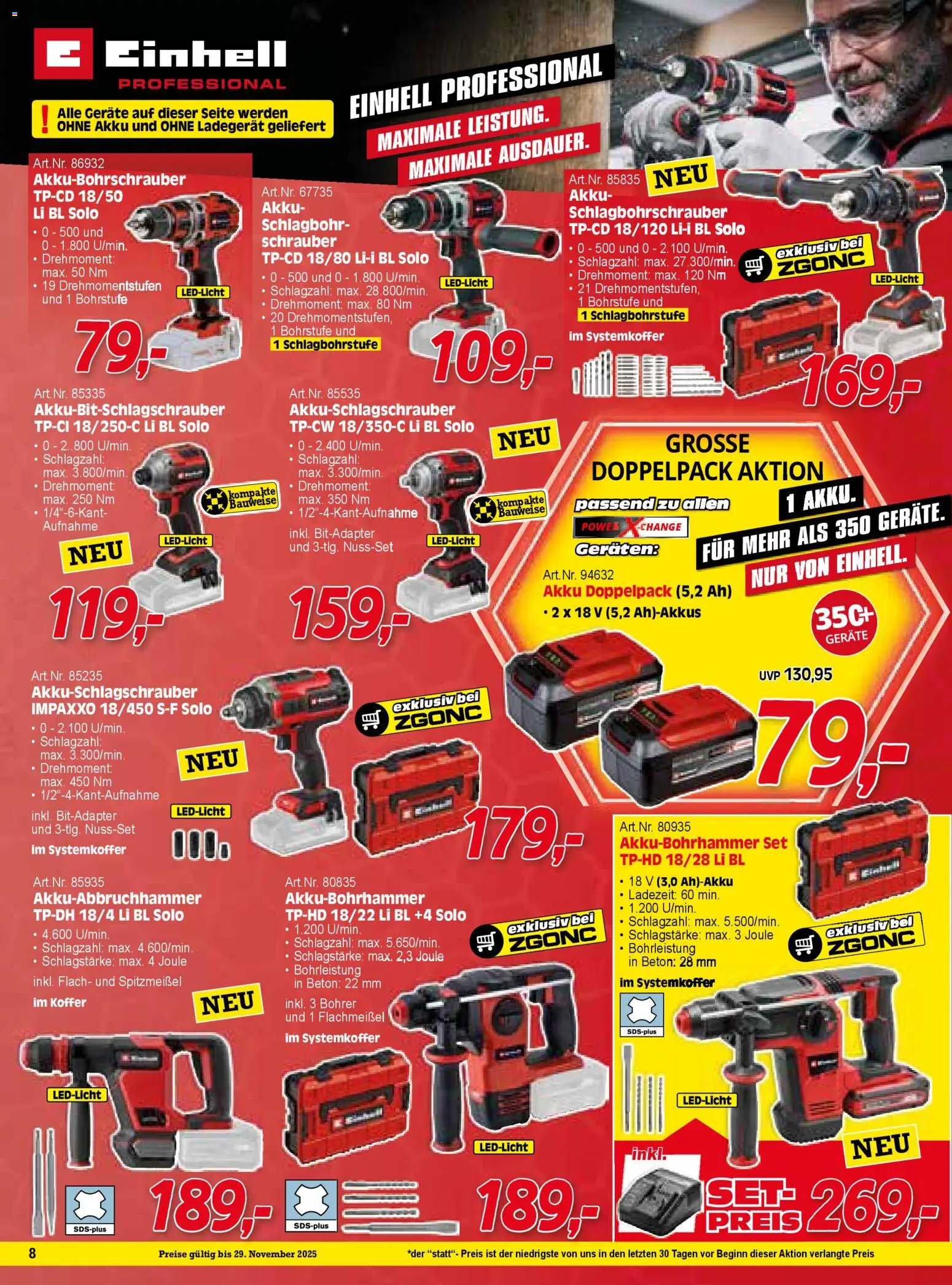 Zgonc - Flugblatt November I 2025 gültig ab 30.10.2025 | Seite: 8 | Produkte: Koffer