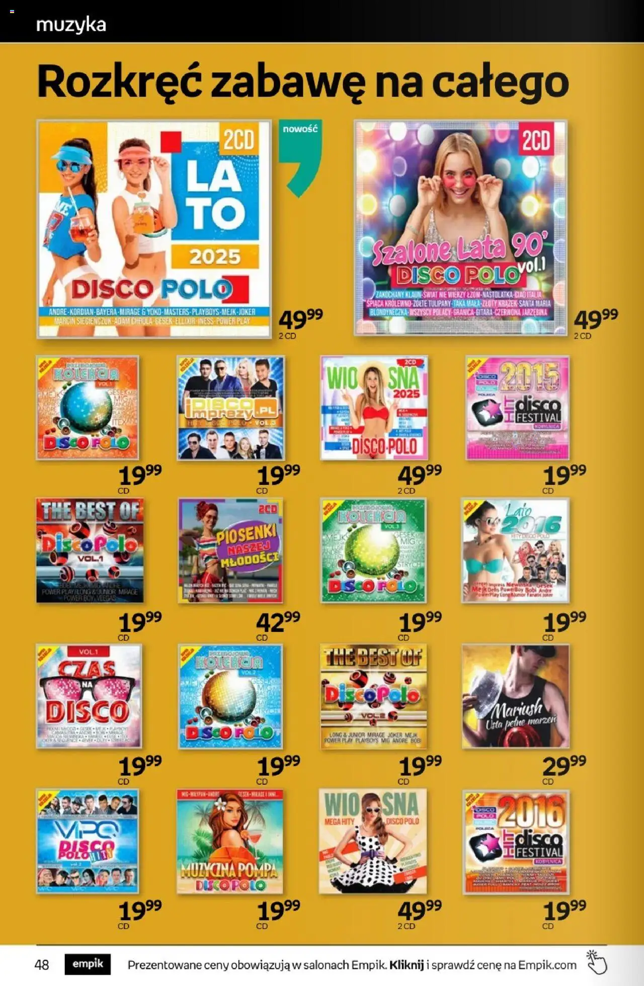 Empik promocje - Tom kultury Muzyka od 30.07.2025 | Strona: 10 | Produkty: Bób, Tulipany