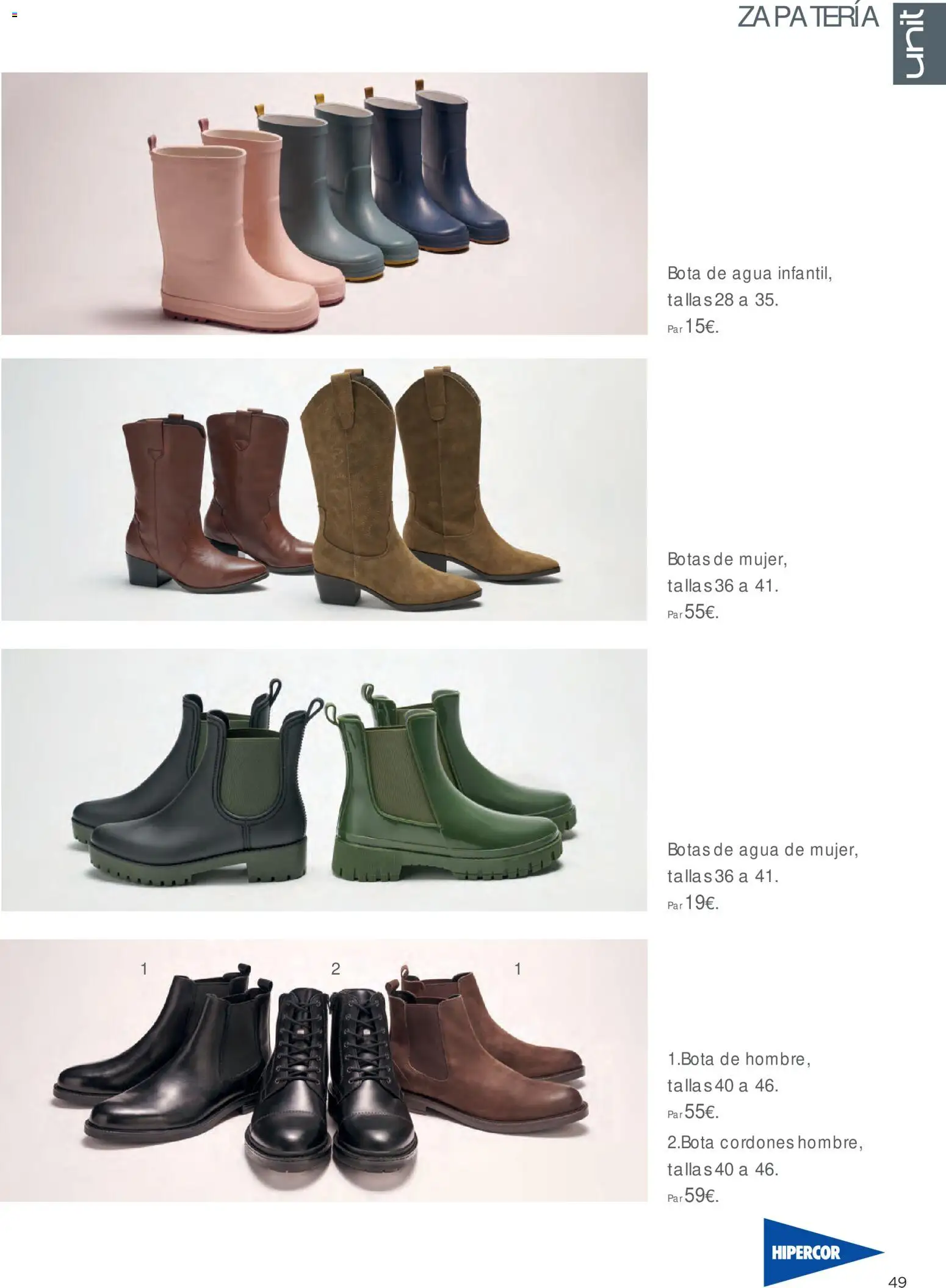 Hipercor catálogo │ válido desde el 06.11.2025 | Página: 61 | Productos: Botas