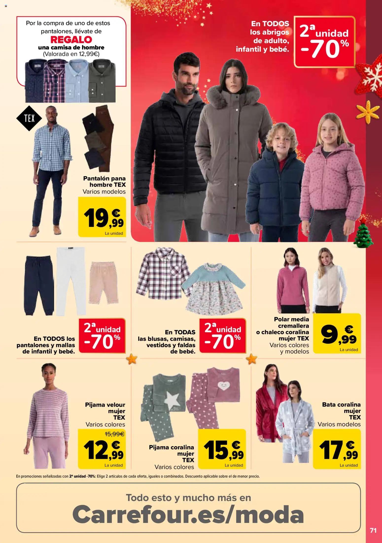 Carrefour folleto │ válido desde el 12.12.2025 | Página: 79 | Productos: Faldas, Camisa, Pantalones, Pijama