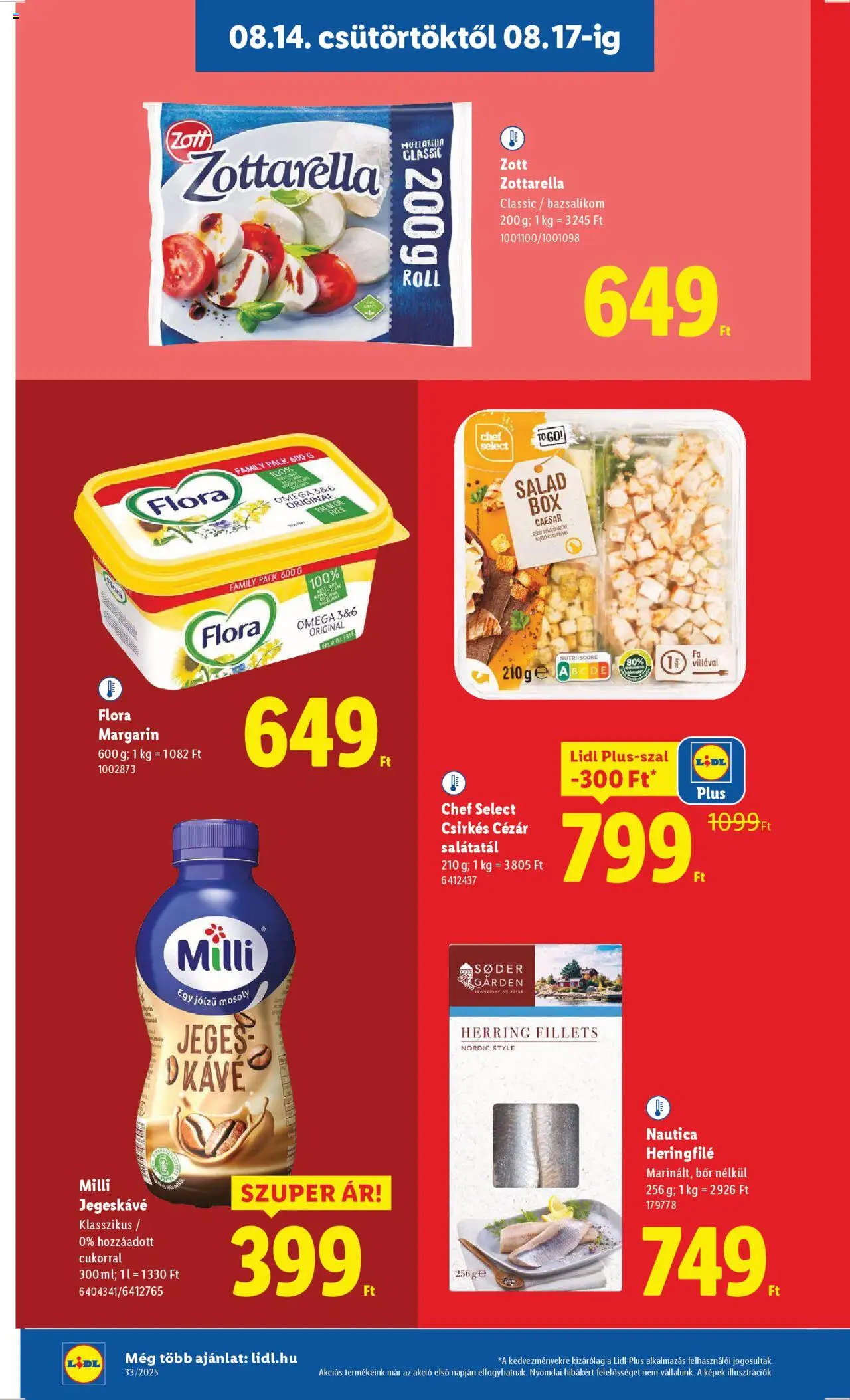 Lidl akciós ujság - amely érvényes a következő dátumtól: 14.08.2025 | Oldal: 10 | Termékek: Bazsalikom, Jegeskávé, Kávé, Bor