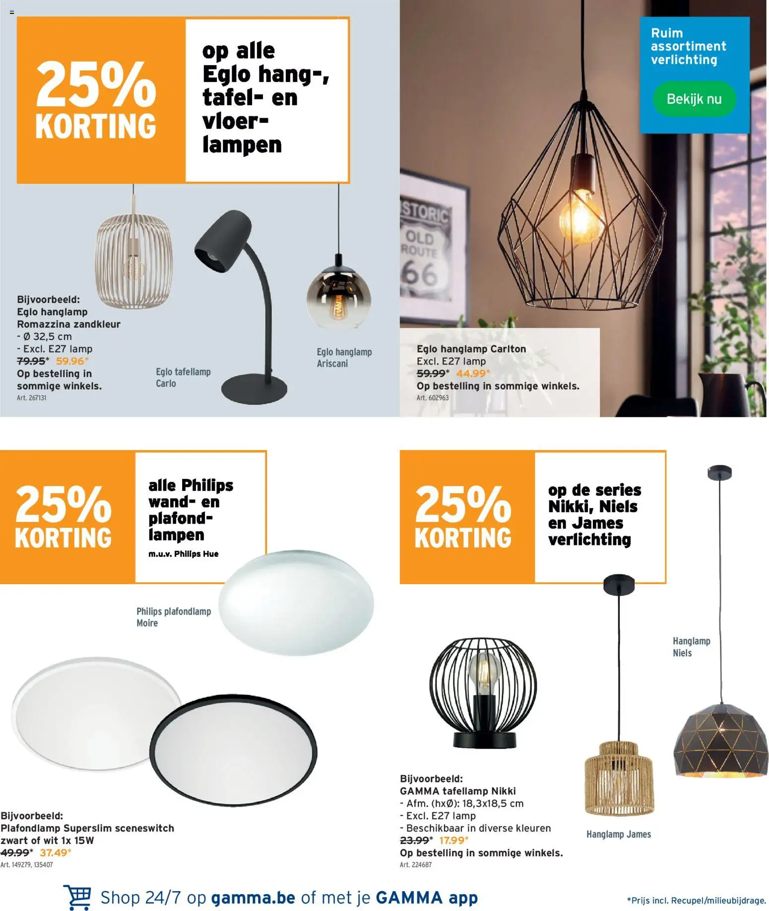 {H1} | Pagina: 16 | Producten: Verlichting, Tafel, Lamp