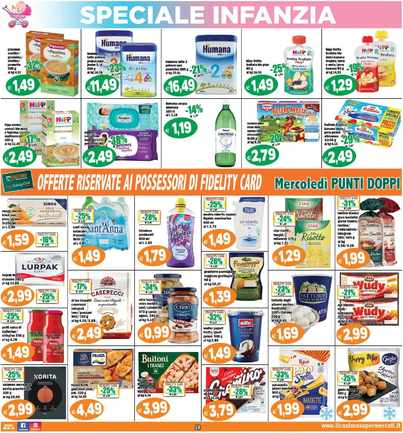 Volantino Il Castoro del 17.04.2026 | Pagina: 18 | Prodotti: Merluzzo, Cereali, Carota, Mais