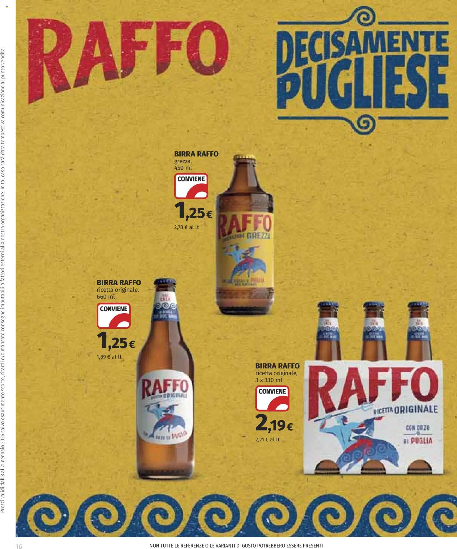 Volantino COOP del 08.01.2026 | Pagina: 16 | Prodotti: Birra, Data