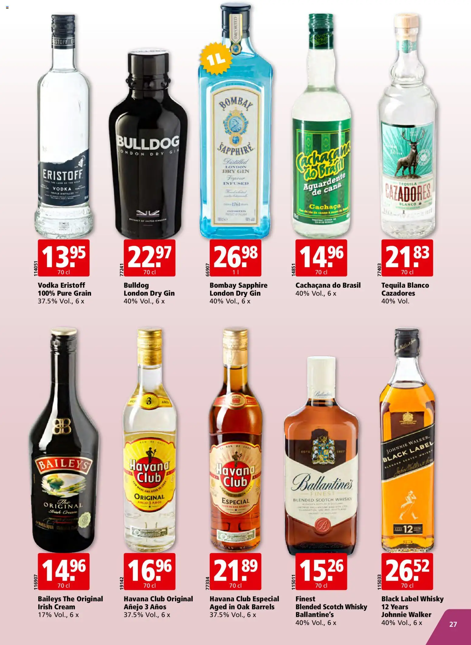 Aligro aktionen – gültig ab 27.05.2026 | Seite: 27 | Produkte: Gin