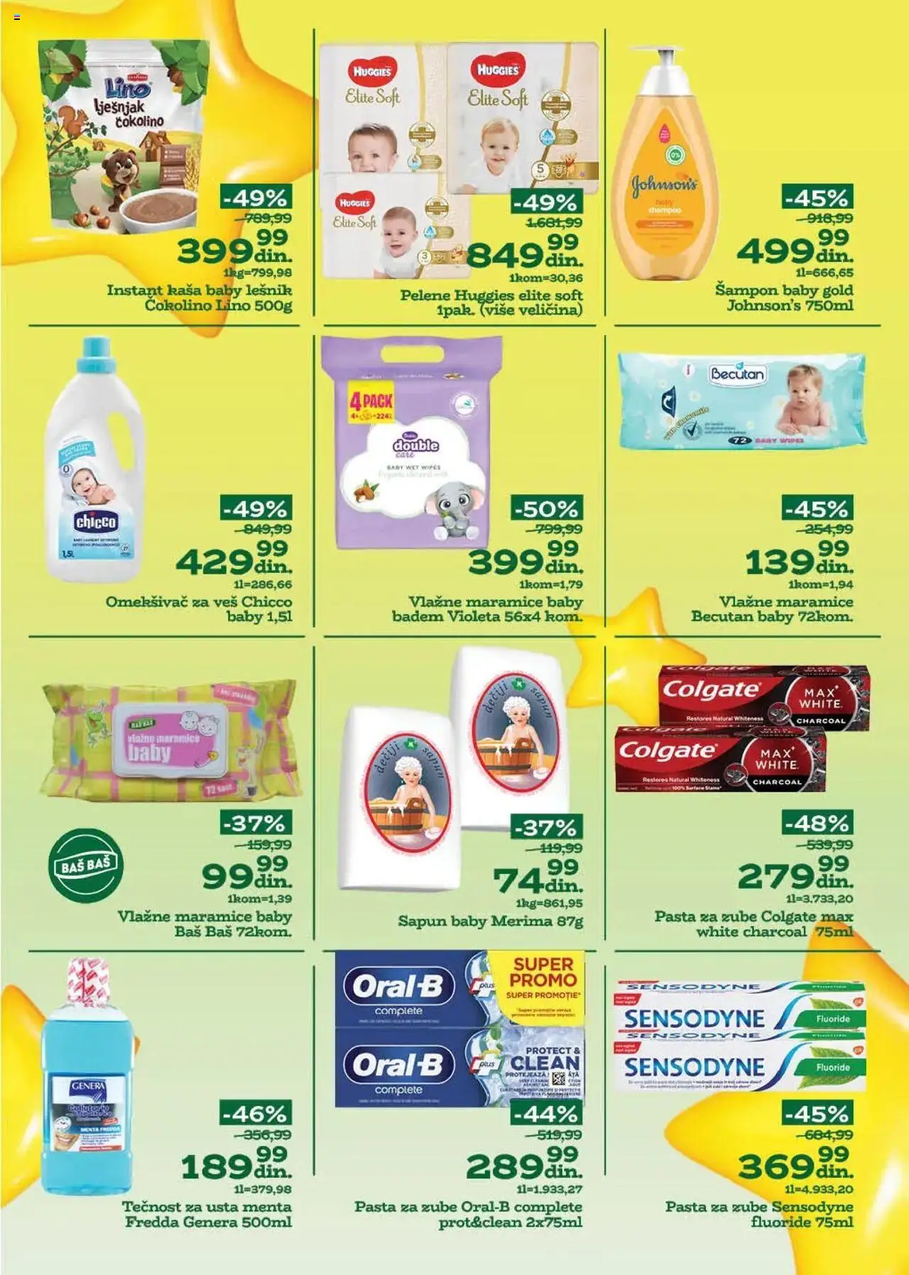Univerexport katalog - važi od 04.08.2025 | Strana: 10 | Proizvode: Colgate, Šampon, Sapun, Vlažne maramice