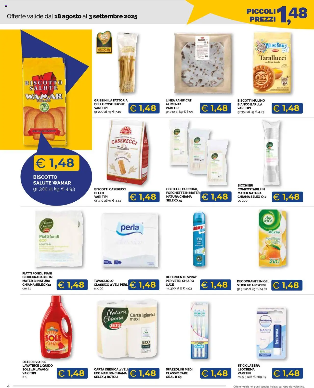 Volantino Mercatò del 18.08.2025 | Pagina: 4
