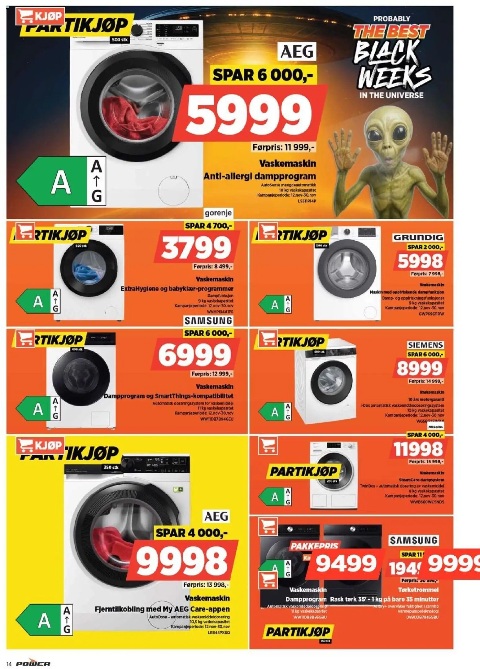 {H1} | Side: 14 | Produkter: Vaskemiddel, Vaskemaskin, Tørketrommel, Суміш дитяча