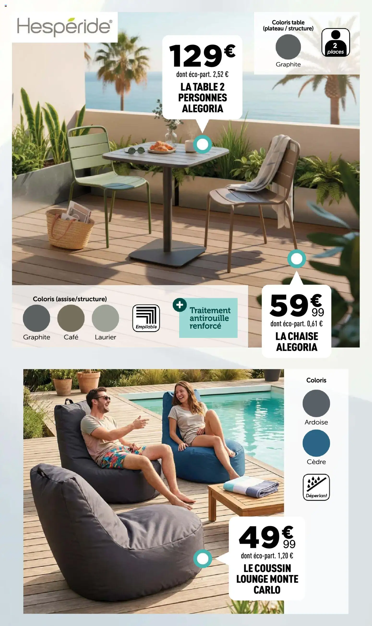 {H1} | Page: 17 | Produits: Plateau, Table, Chaise, Café