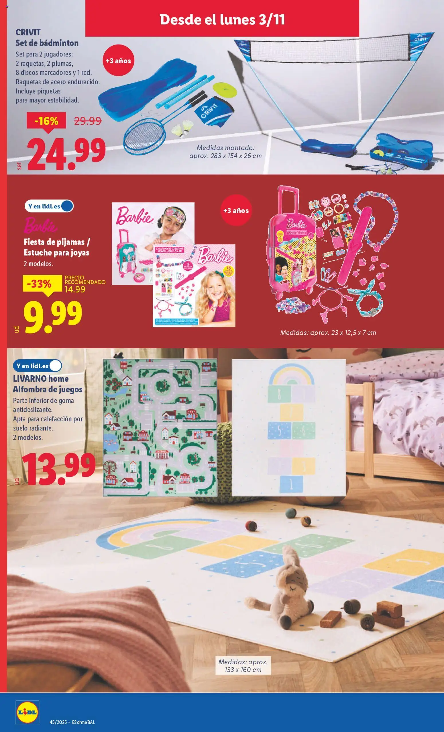 Lidl folleto de bazar │ válido desde el 03.11.2025 | Página: 12 | Productos: Alfombra