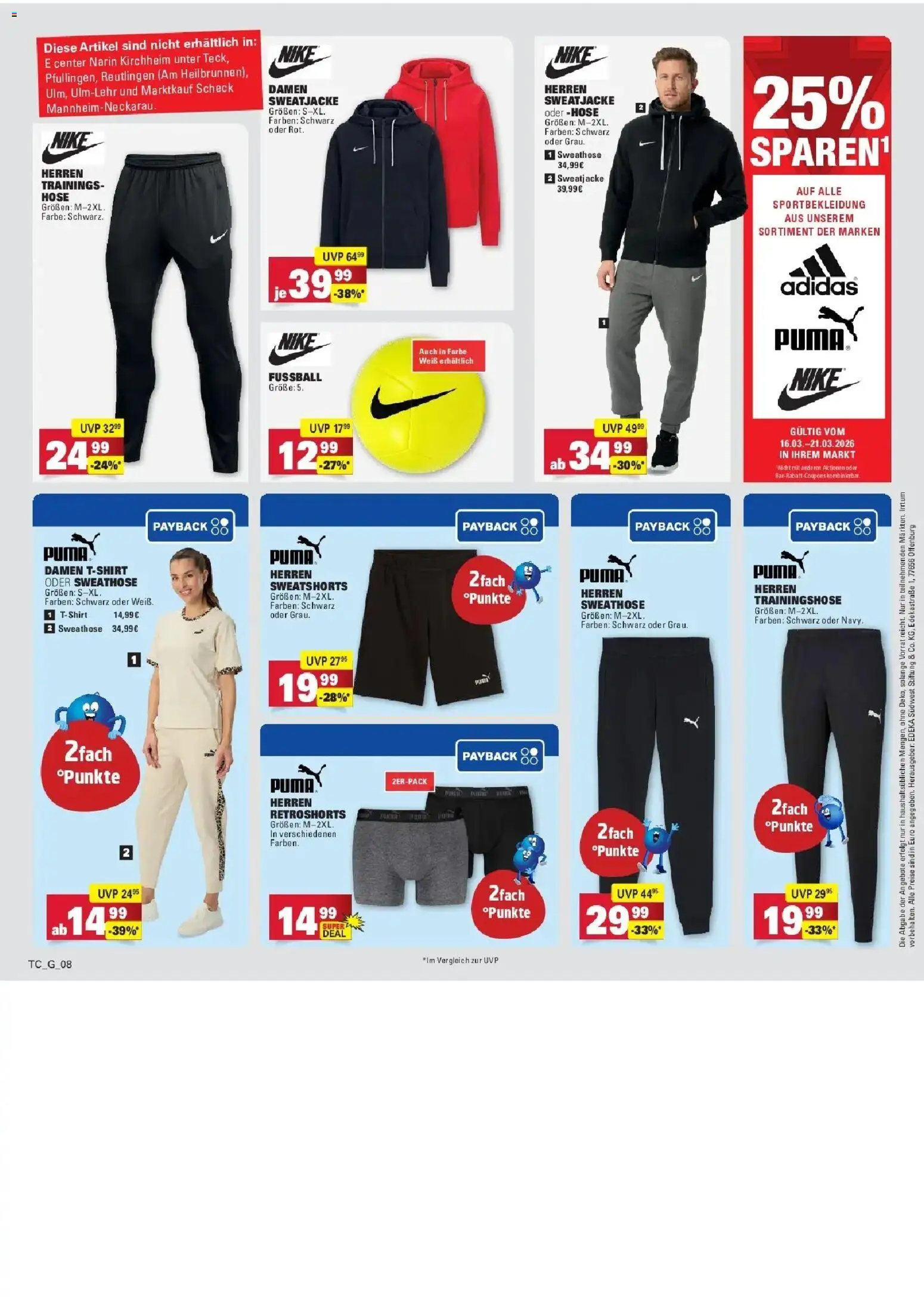 Angebote – gültig ab 16.03.2026 | Seite: 75 | Produkte: Shirt, Sweathose, Sweatshorts, Hose