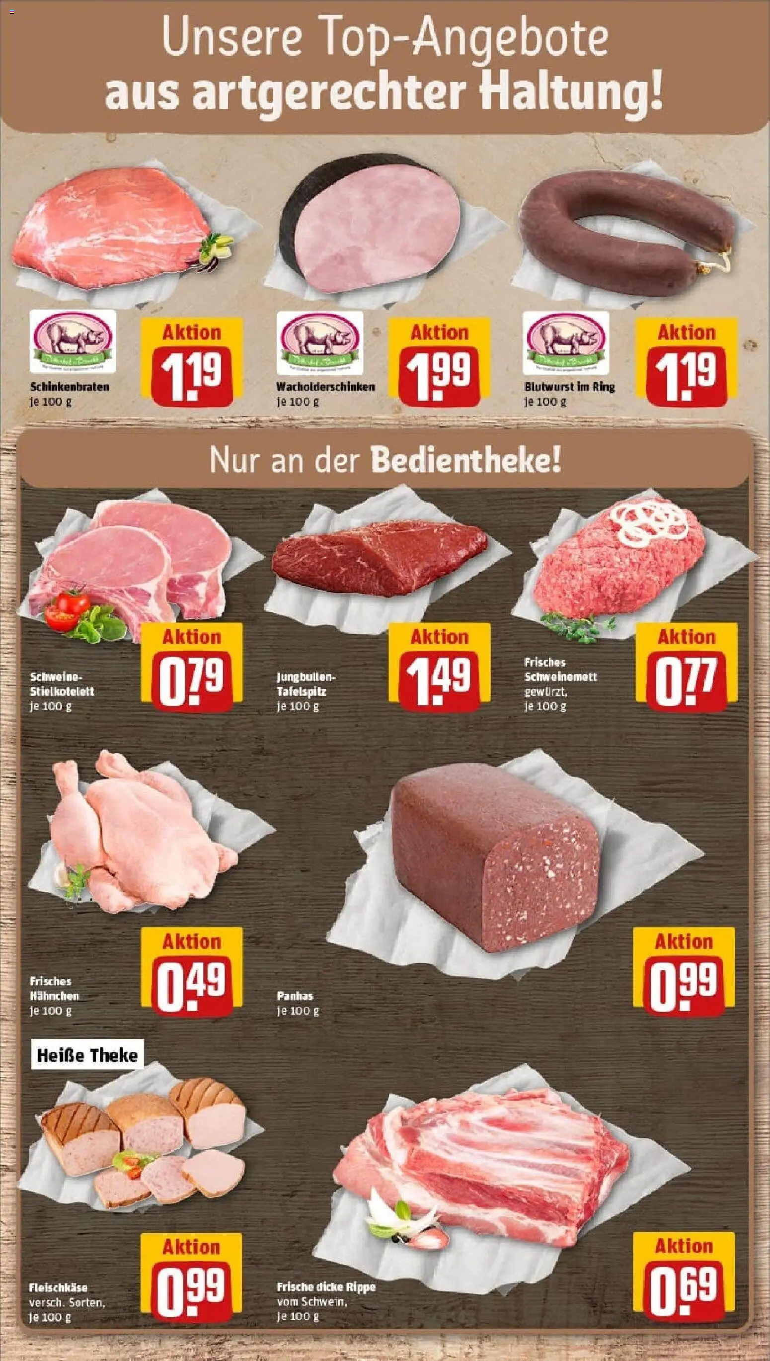 Rewe prospekt Mönchengladbach / Wickrath	 – gültig ab 26.10.2025 | Seite: 10 | Produkte: Tafelspitz, Hahnchen, Theke