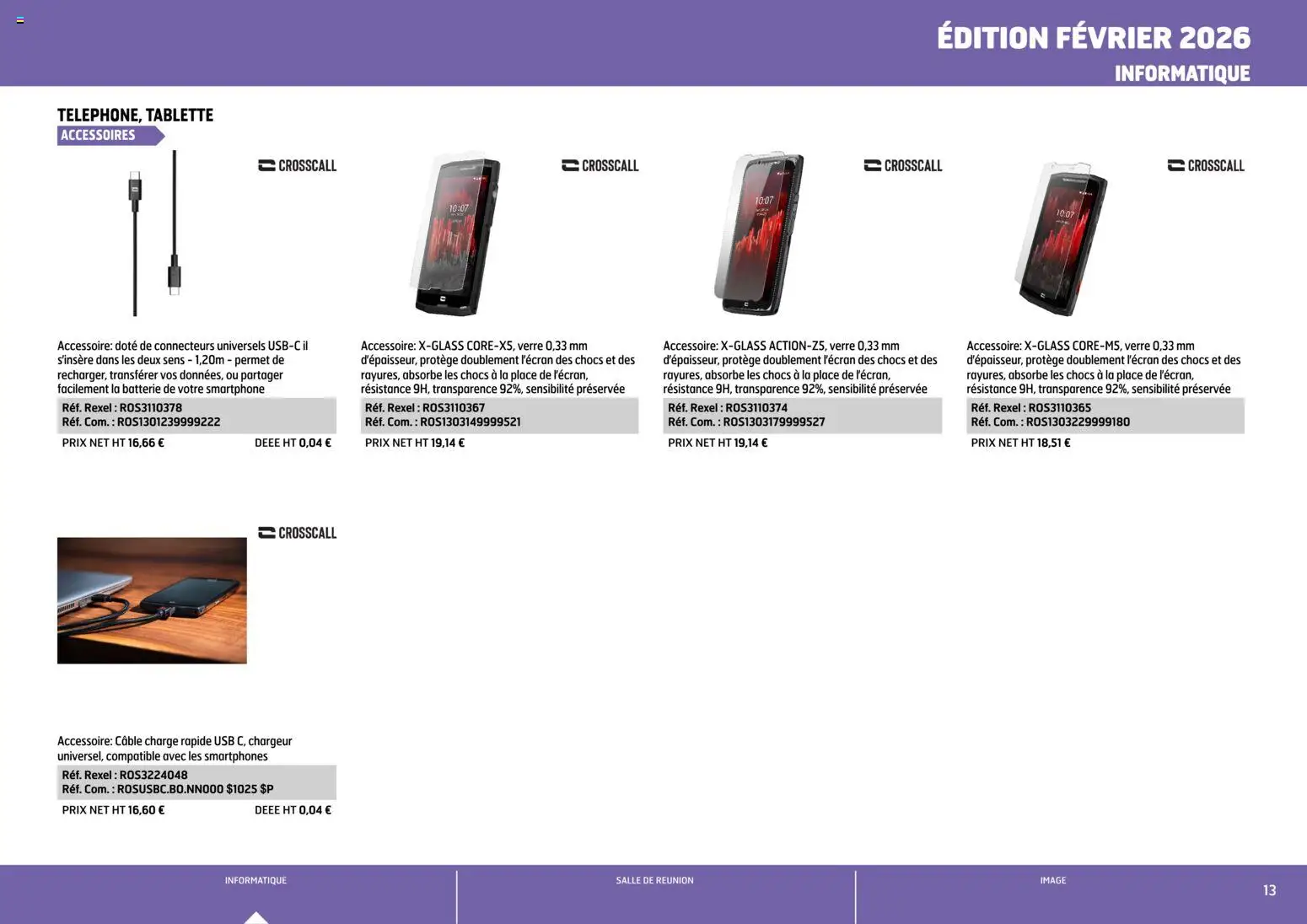 {H1} | Page: 13 | Produits: Smartphone, Câble, USB, Batterie