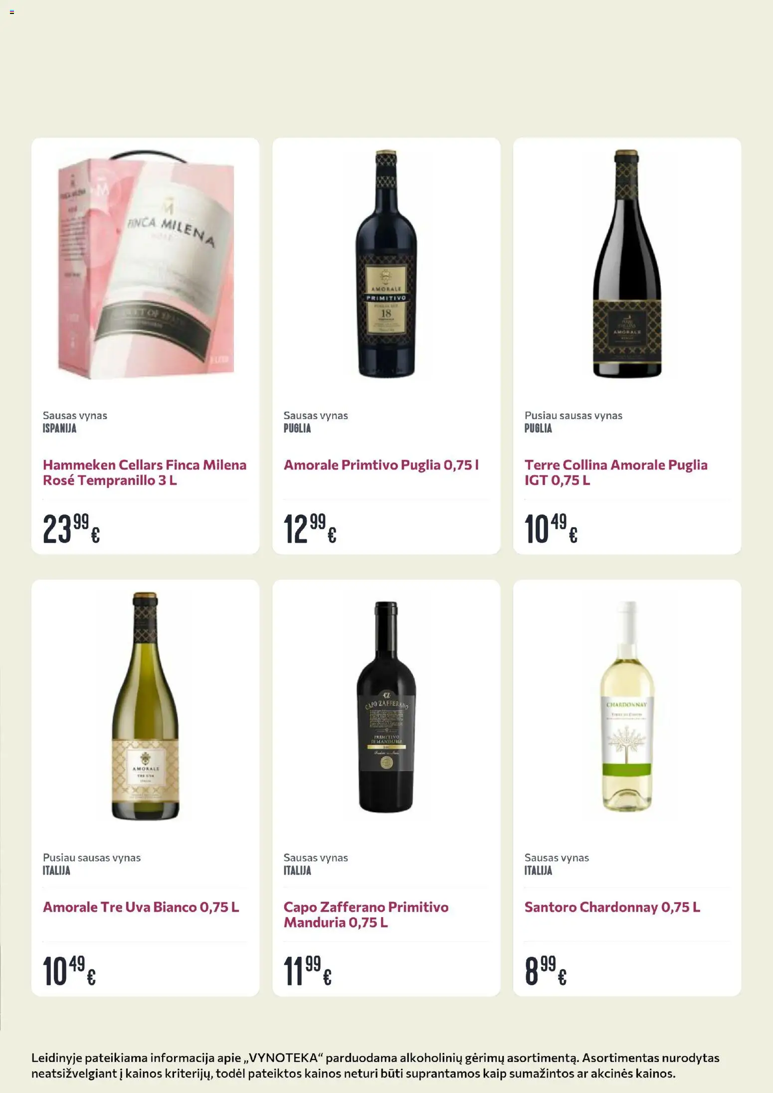 VYNOTEKA akcijos nuo 23.02.2026 | Puslapis: 19 | Prekių: Vynas