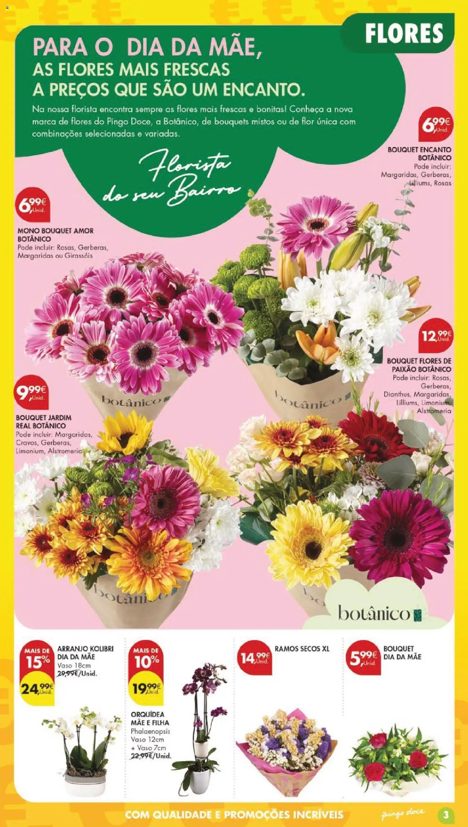 Pingo Doce folheto │ válido de 28.04.2026 | Página: 3 | Produtos: Flores, Vaso