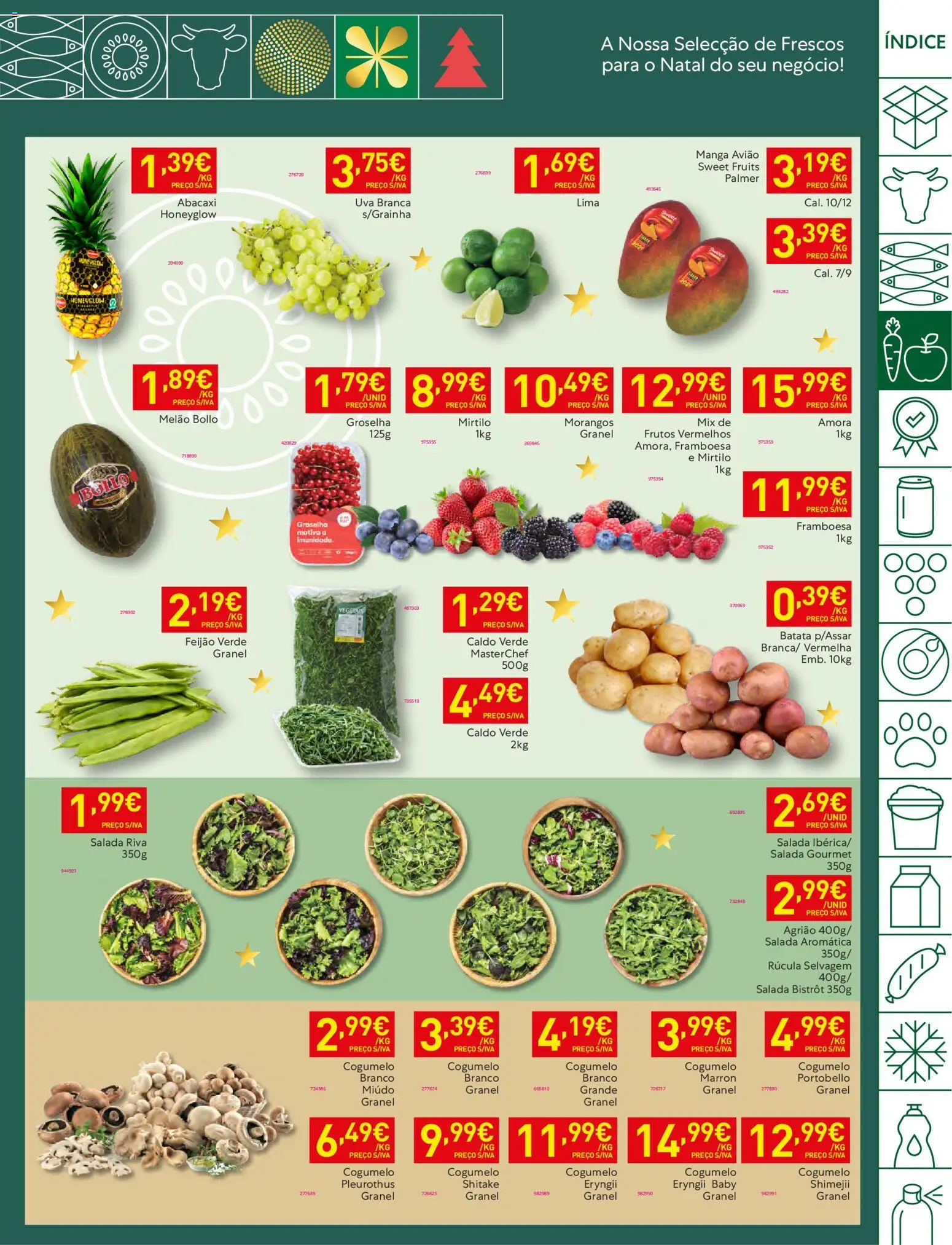 Recheio folheto │ válido de 23.12.2025 | Página: 5 | Produtos: Batata, Abacaxi, Melão, Agrião