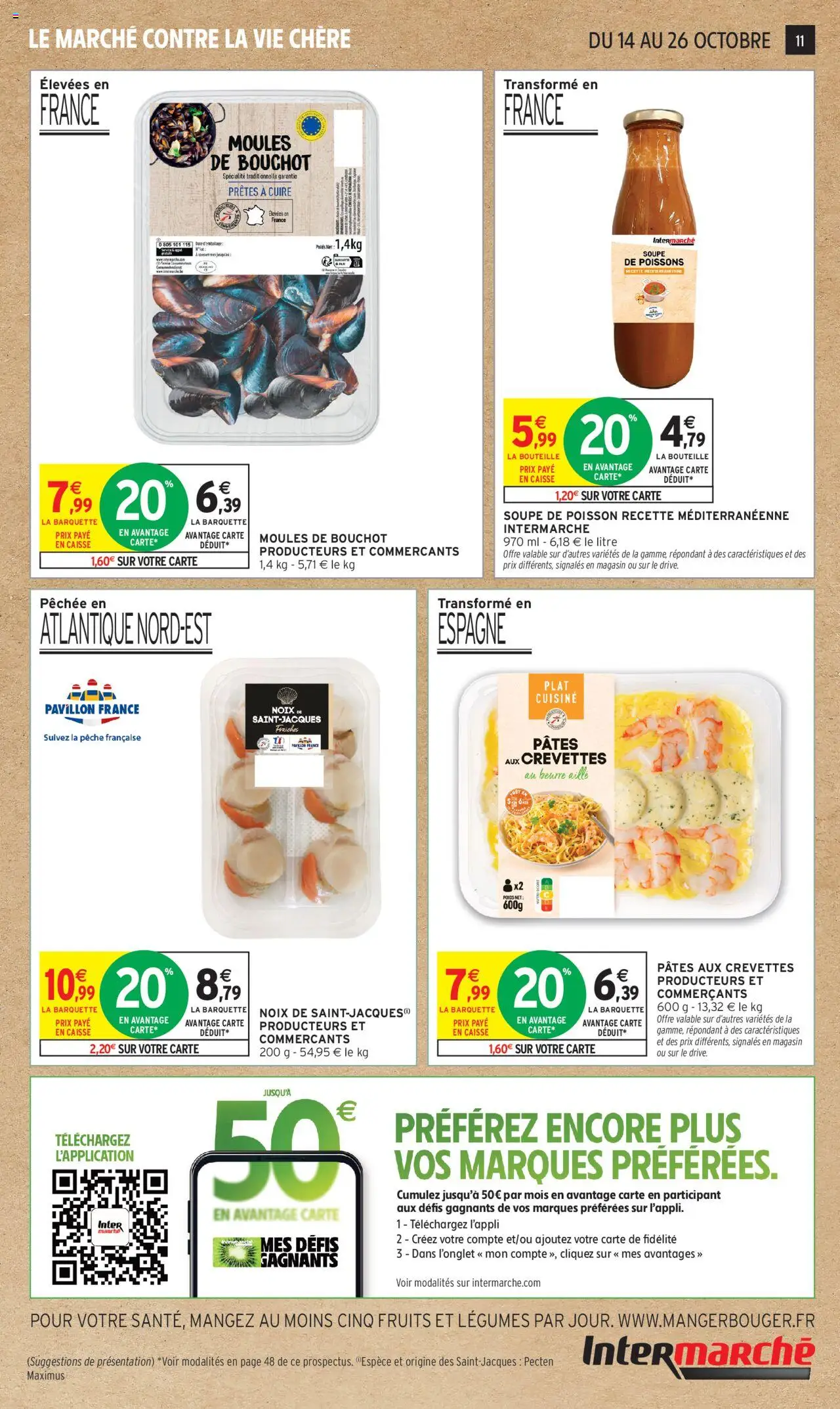 {H1} | Page: 11 | Produits: Soupe, Pêche, Poids, Beurre