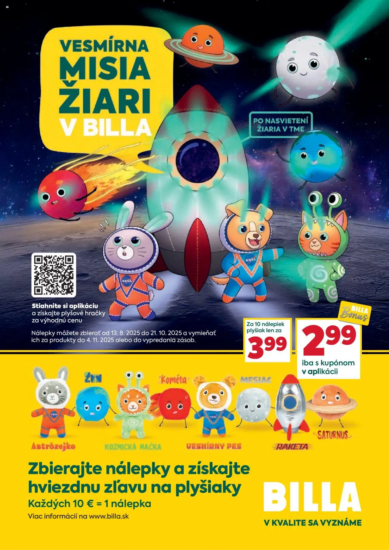 Nové Billa akcie – leták je platný od 10.09.2025 | Strana: 2 | Produkty: Raketa, Hračky