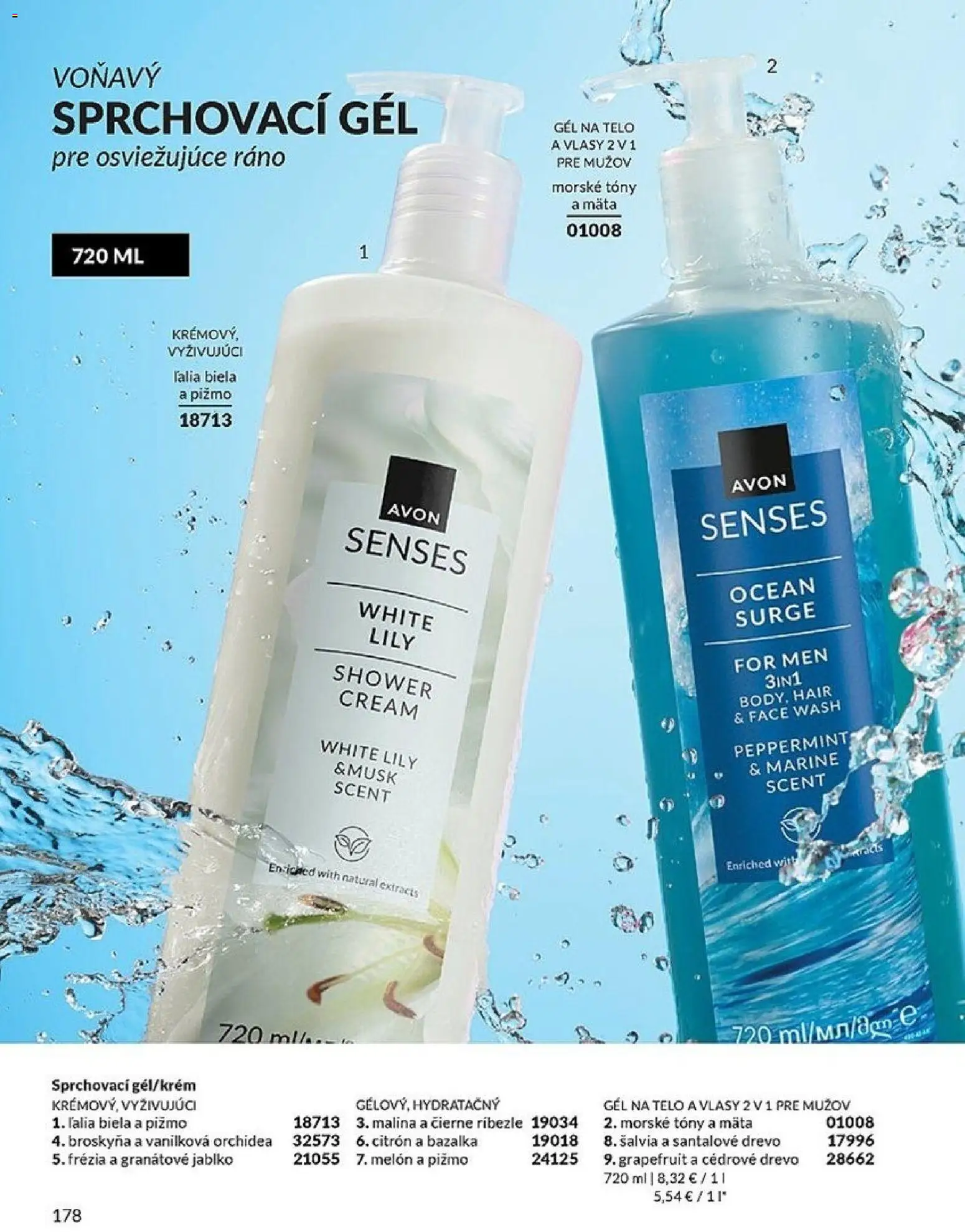 Nové Avon akcie – leták je platný od 01.04.2026 | Strana: 178 | Produkty: Ríbezle, Grapefruit, Melón, Orchidea