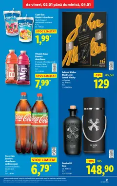 Ofertele Lidl valabile de la 02.01.2026 | Pagină: 21 | Produse: Zmeură, Pahare, Ananas, Zahăr