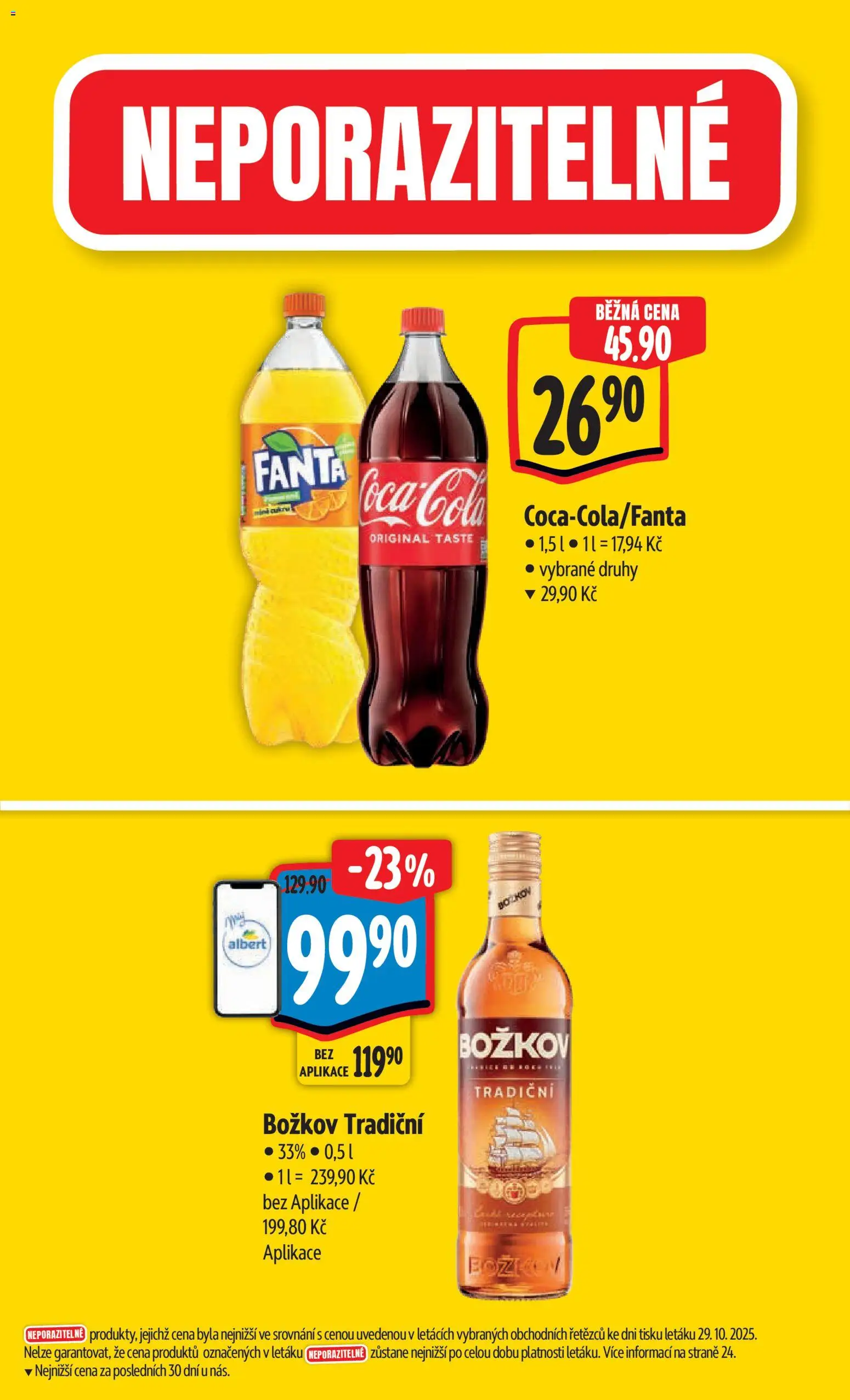 Albert leták - Hypermarket od 05.11.2025 | Strana: 4 | Produkty: Fanta, Božkov