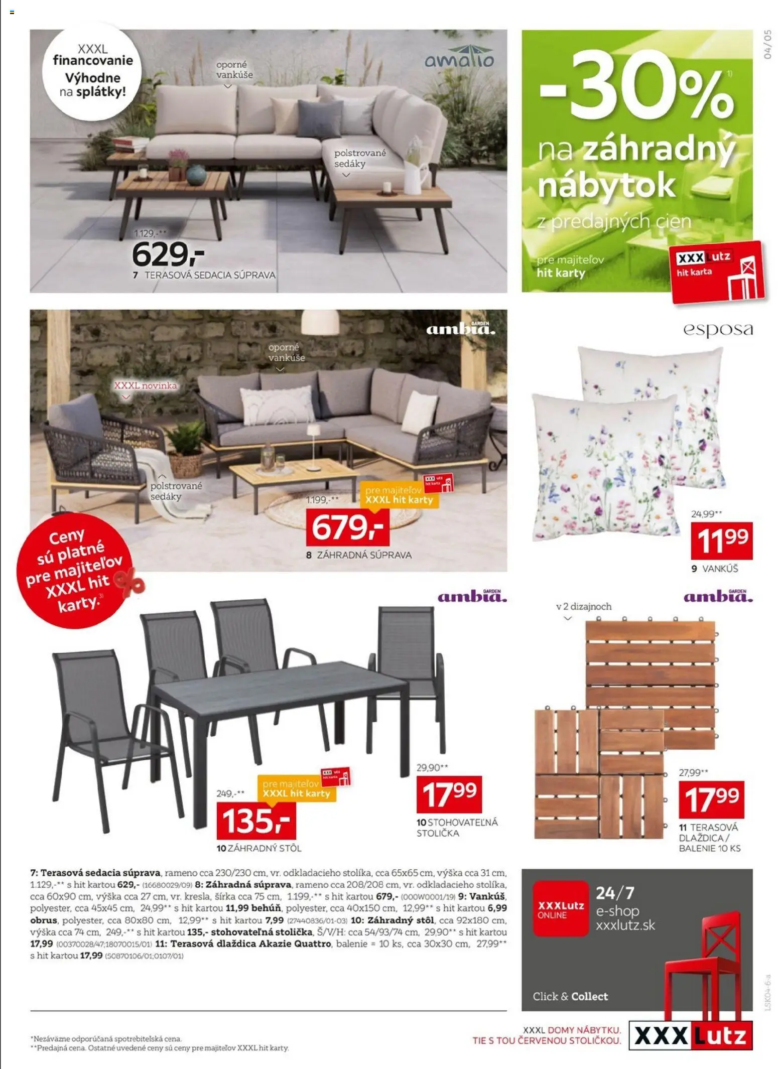 Nové XXXLutz akcie – leták je platný od 06.04.2026 | Strana: 5 | Produkty: Nábytok, Sedacia súprava, Vankúš, Vankúše