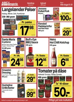 Abc Lavpris - Vamdrup gyldig fra 15.04.2026 | Side: 2 | Produkter: Karry, Pølser, Dressing, Paprika