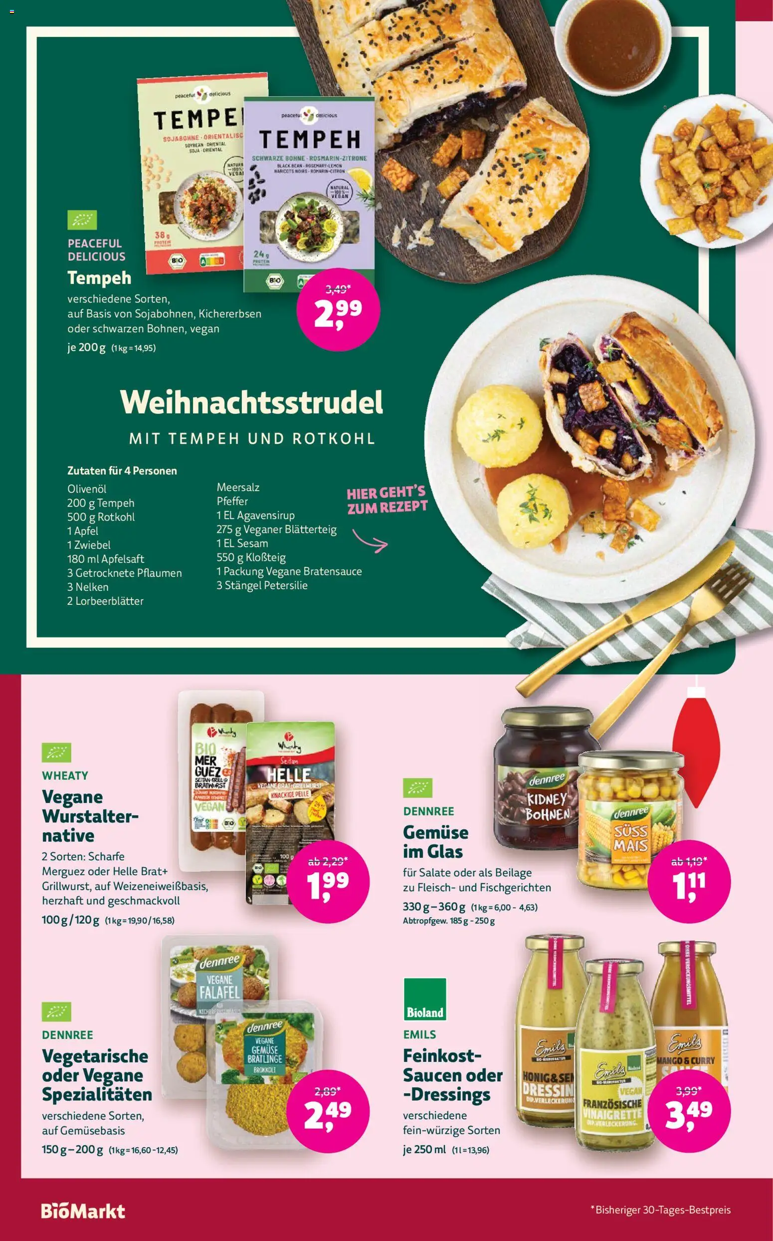 BioMarkt Prospekt – gültig ab 17.12.2025 | Seite: 8 | Produkte: Olivenol, Apfelsaft, Petersilie, Fleisch