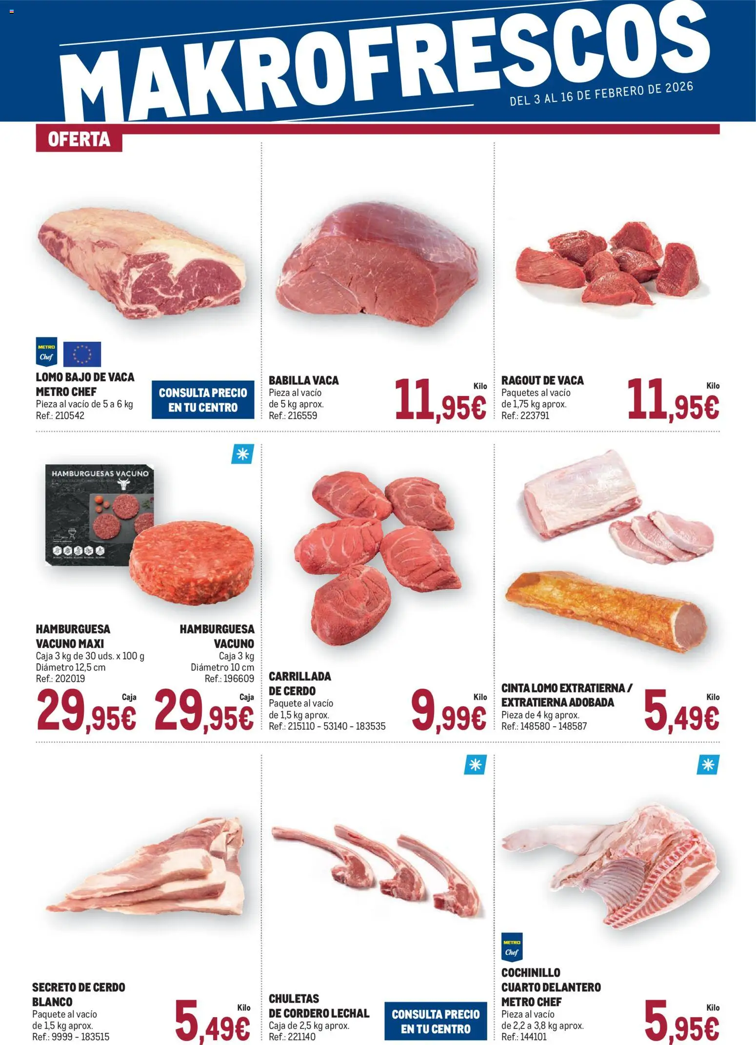 Makro - Fresco Andalucía │ válido desde el 03.02.2026 | Página: 1 | Productos: Cerdo, Φίλτρο καφέ, Σοκολατούχο γάλα, Caja