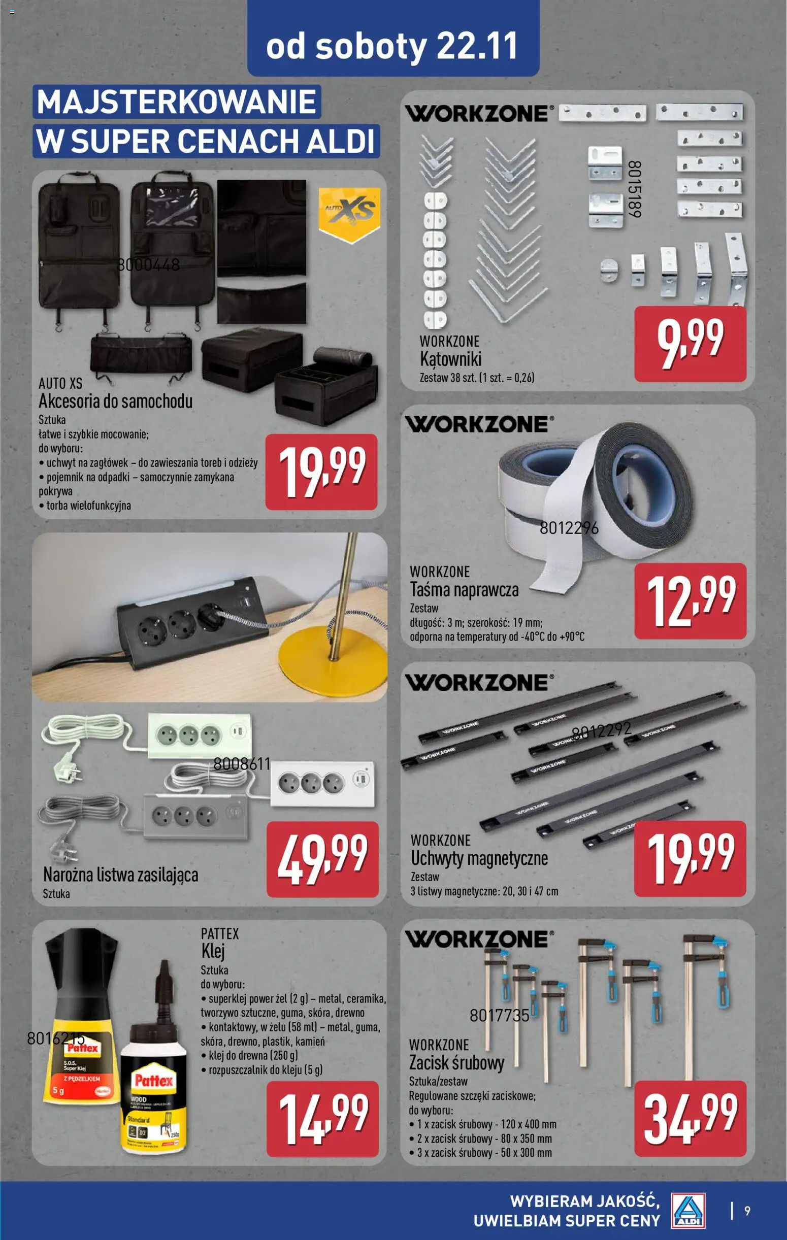 Aldi Gazetka - Hity od Środy i od Soboty od 19.11.2025 | Strona: 9