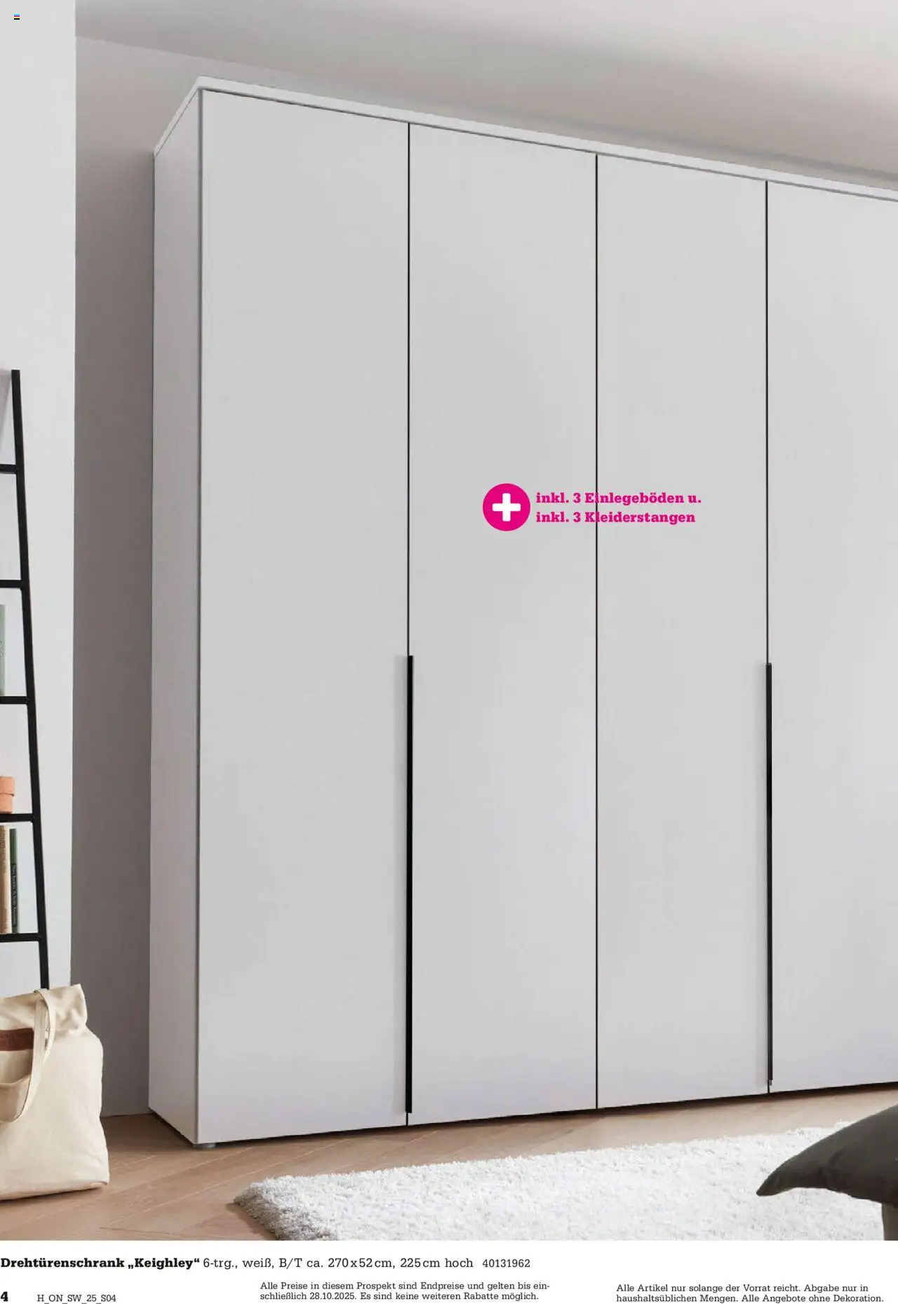 Höffner Express Spezial – gültig ab 15.10.2025 | Seite: 4 | Produkte: Drehtürenschrank