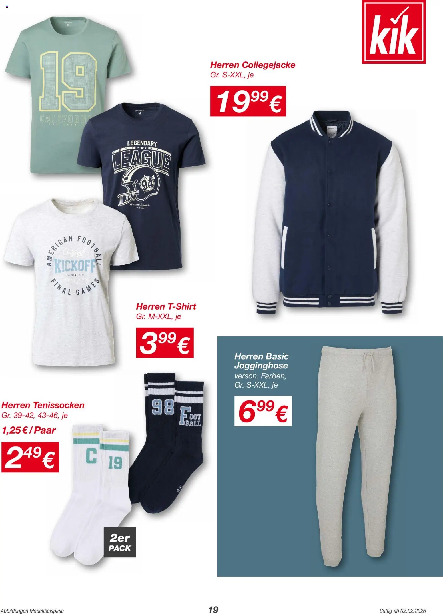 Kik Prospekt 	 – gültig ab 02.02.2026 | Seite: 19 | Produkte: Jogginghose