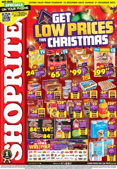 Shoprite specials catalogue – valid from 18.12.2025 | Page: 1