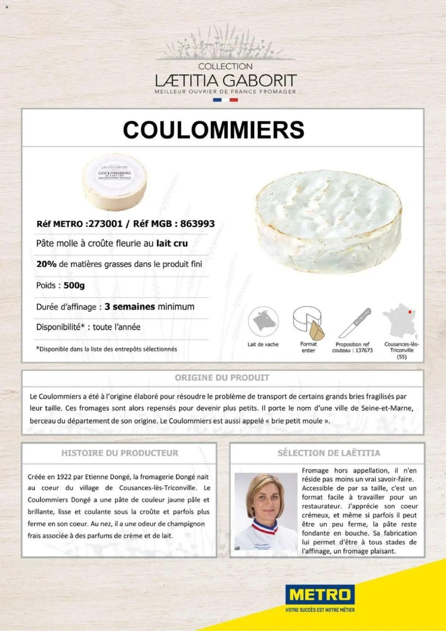 {H1} | Page: 4 | Produits: Poids, Lait, Fromage, Brie