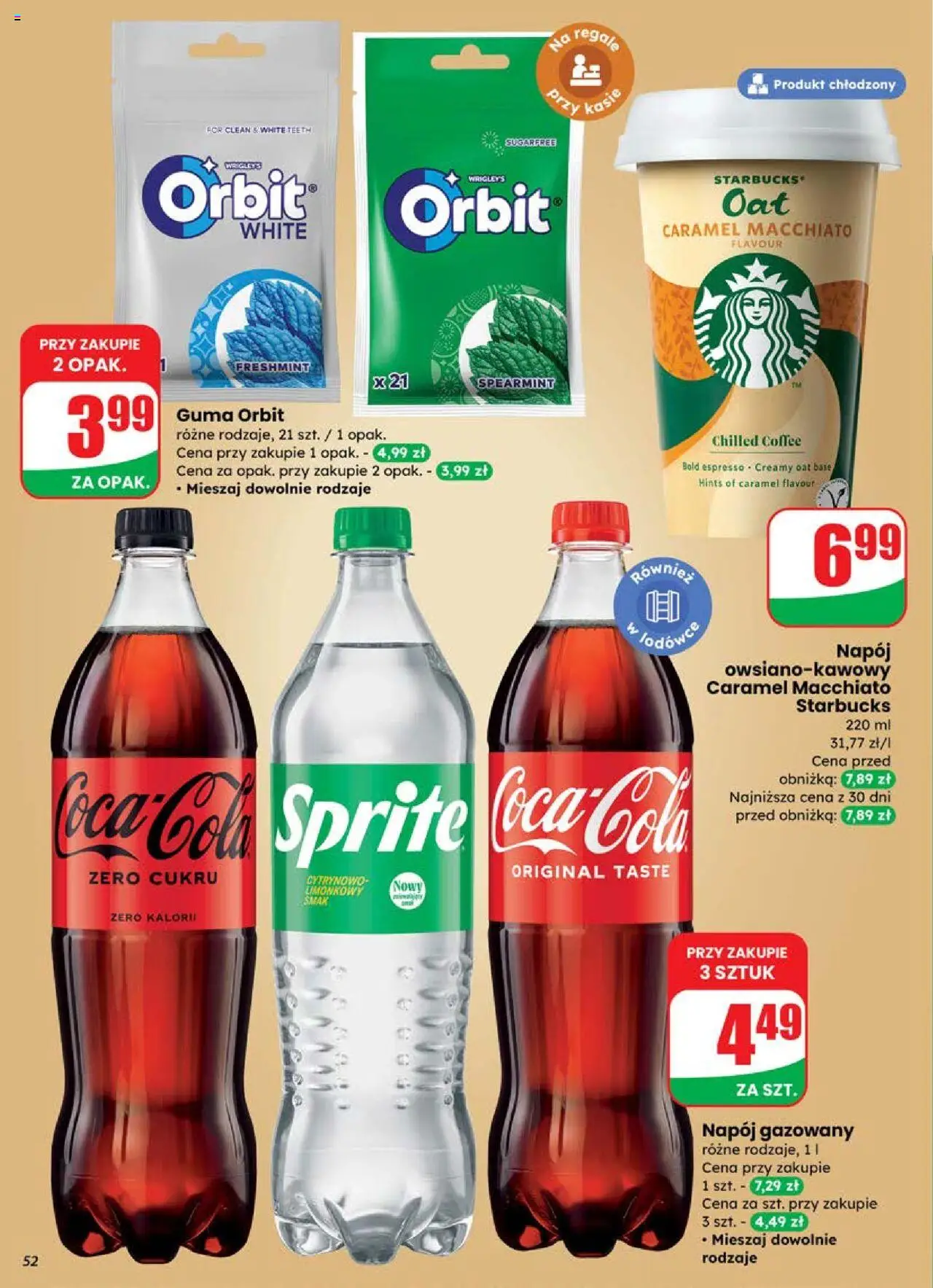 Dino Gazetka od 18.06.2025 | Strona: 52 | Produkty: Sprite, Coca cola