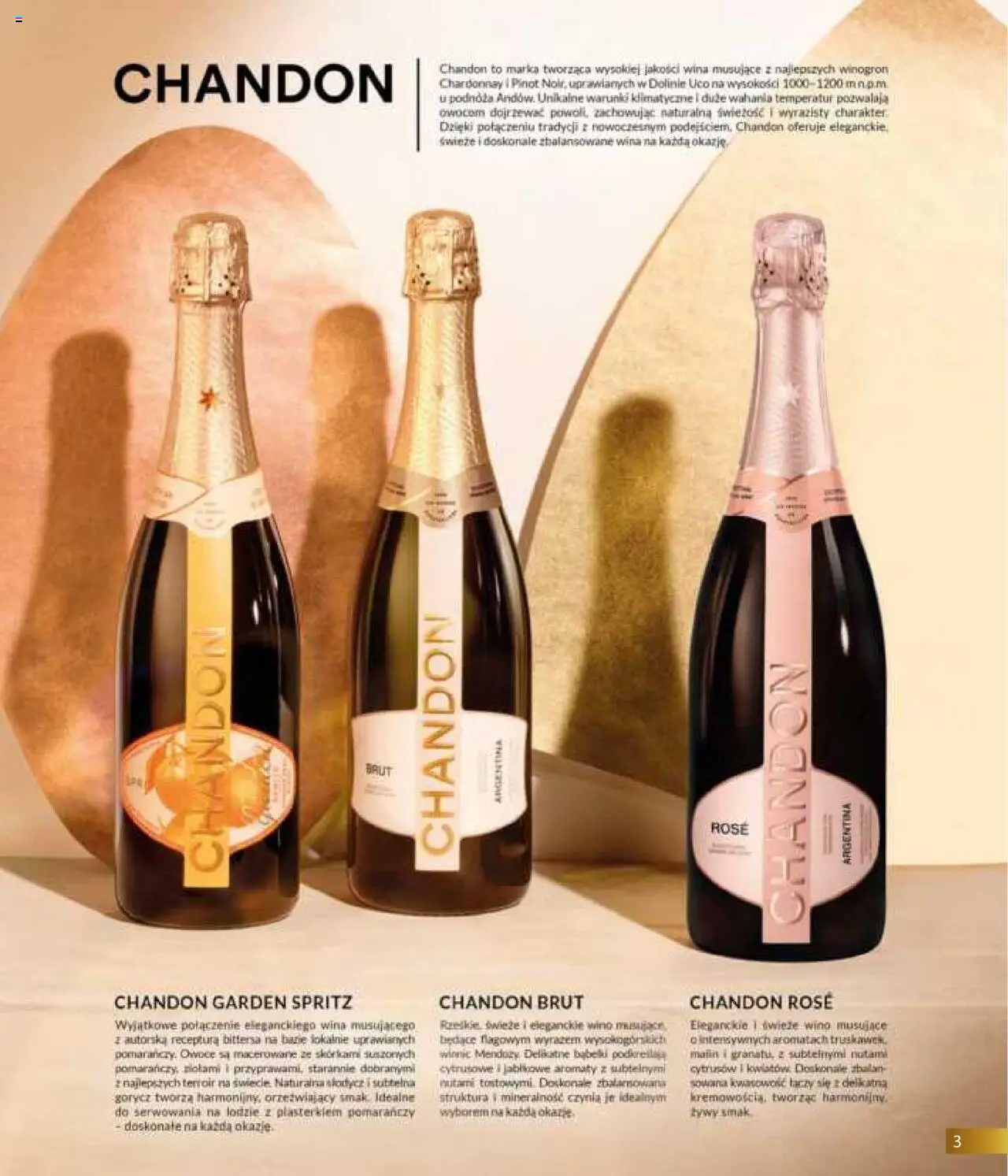Eurocash Gazetka - Horeca od 01.06.2025 | Strona: 3 | Produkty: Chardonnay, Wino, Owoce